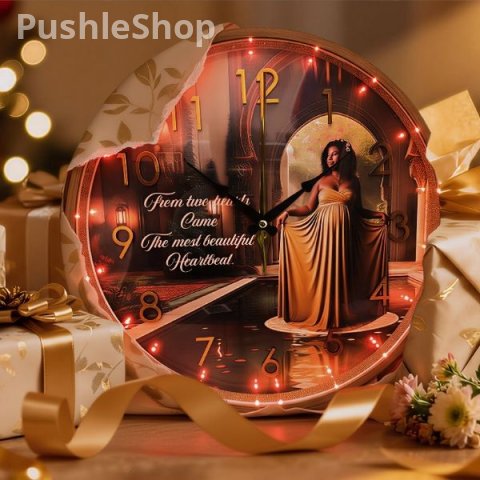 Wall Clock With Personalized Photo 6