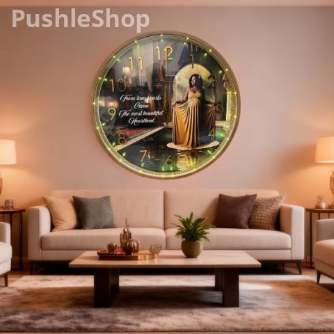 Wall Clock With Personalized Photo 3