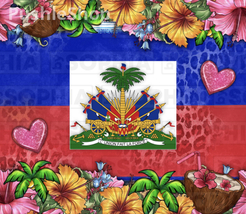 Haitian Flag Day 20 oz Beverage Can with Unique Design and Features 6