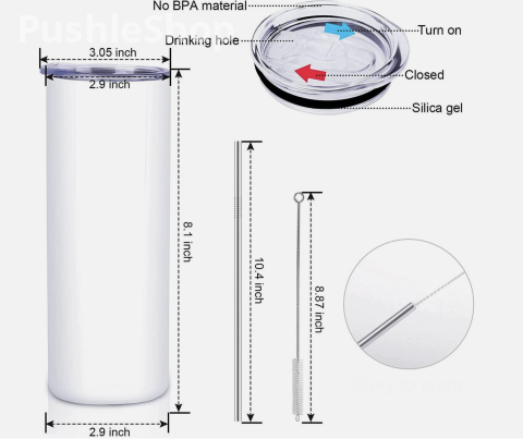Haitian Flag Day 20 oz Beverage Can with Unique Design and Features