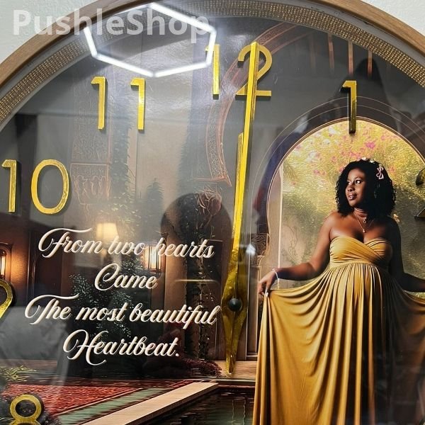 Wall Clock With Personalized Photo