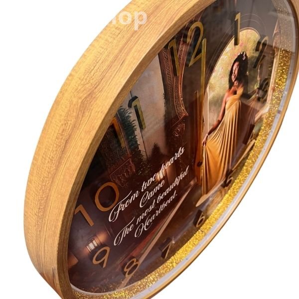 Wall Clock With Personalized Photo