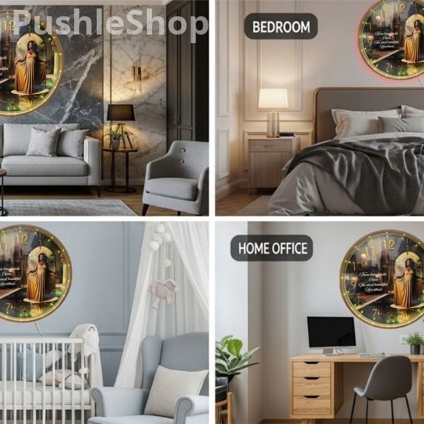 Wall Clock With Personalized Photo