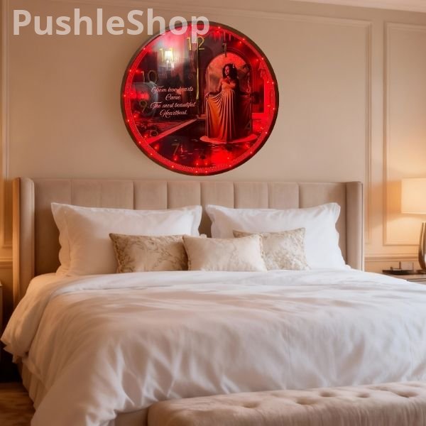 Wall Clock With Personalized Photo